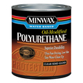 Minwax 1/2 Pt Clear Water Based Poly Oil-Modified Polyurethane Semi-Gloss 23020